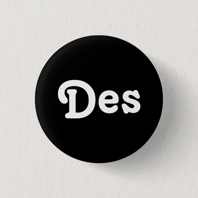 Button Des (Vorderseite)