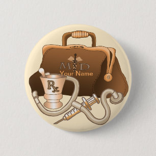 Button des Arztbeutels