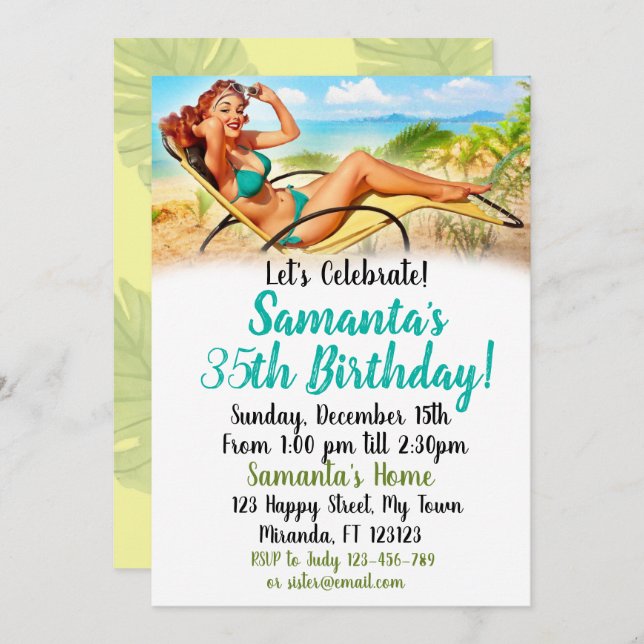 Button Einladung (Vorne/Hinten)