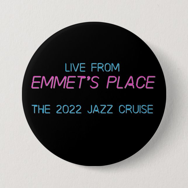 Button - Emmet Cohen Trio 2022 Jazz Cruise (Vorderseite)