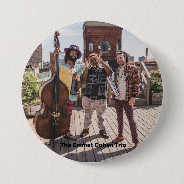 Button - Emmet Cohen Trio 2022Jazz (Vorderseite)