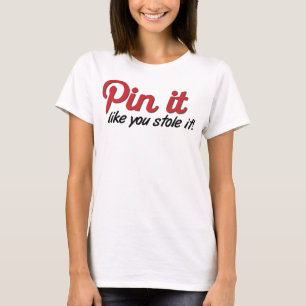 Button es, als ob du es Shirt gestohlen hast