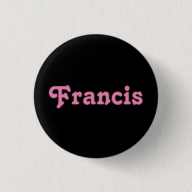 Button Francis (Vorderseite)