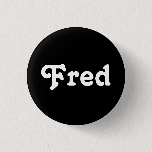 Button Fred (Vorderseite)