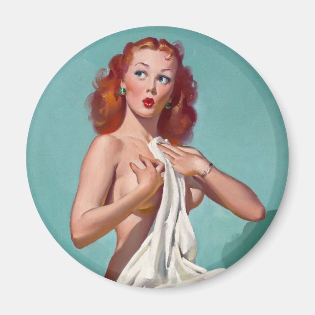 Button für den Rotkopfpatienten Magnet (Vorne)