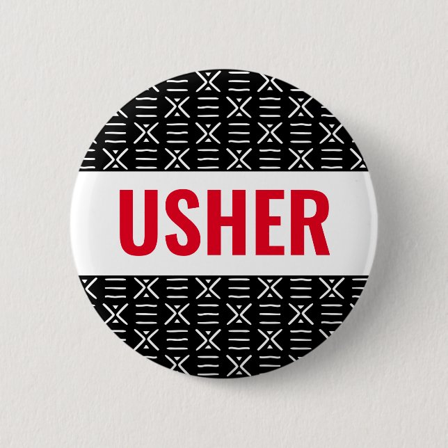 Button für "Usher" oder "Name" auf "African Mud Cl (Vorderseite)