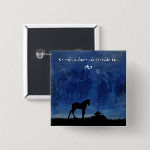 Button für zwei durchdachte Racehorse Foals