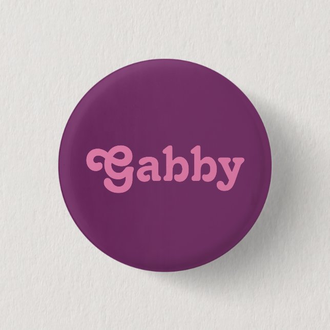 Button Gabby (Vorderseite)