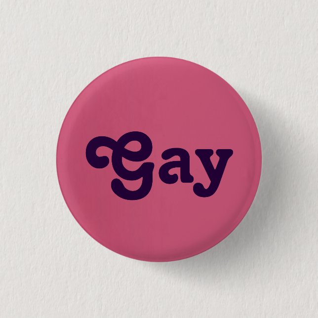 Button Gay (Vorderseite)