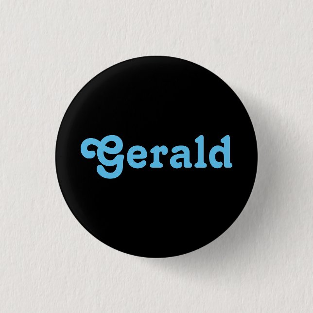 Button Gerald (Vorderseite)