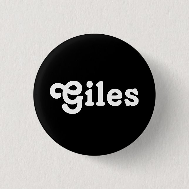 Button Giles (Vorderseite)