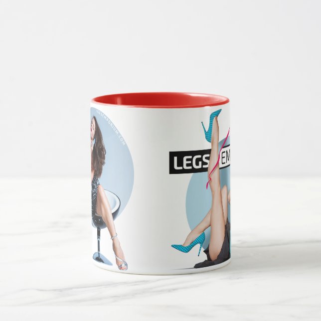 Button herauf Bein-Göttin-Tasse Tasse (Zentrum)