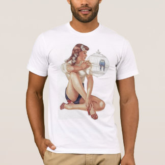 Button herauf Mädchen T-Shirt