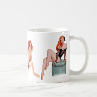 Button herauf Mädchen (Tasse) Kaffeetasse