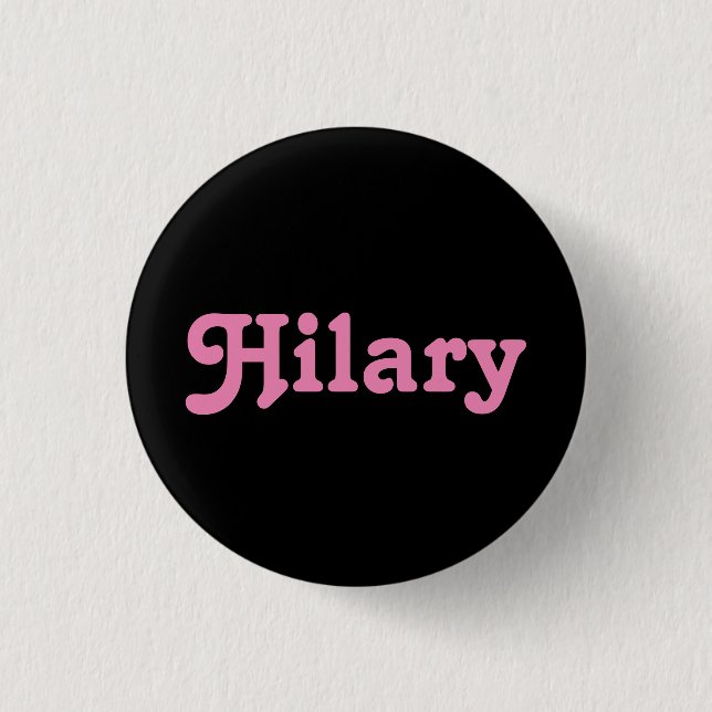 Button Hilary (Vorderseite)
