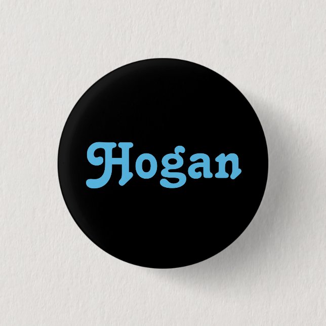 Button Hogan (Vorderseite)