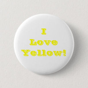 Button I Liebe gelb