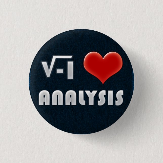 Button I LOVE ANALYSIS (Vorderseite)