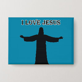 Button  i love jesus