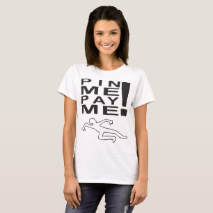 Button ich zahlen mir WWF-Al-Schnee blauer Meanie T-Shirt
