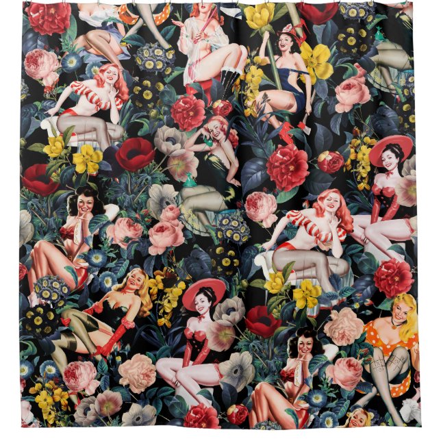 BUTTON III DUSCHVORHANG (Vorderseite)