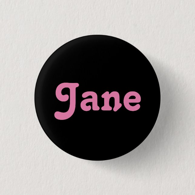 Button Jane (Vorderseite)