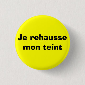 Button jaune serin