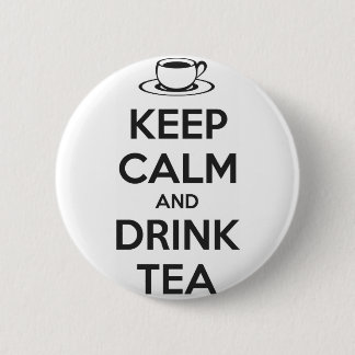 Button Keep Calm and Drink Tea