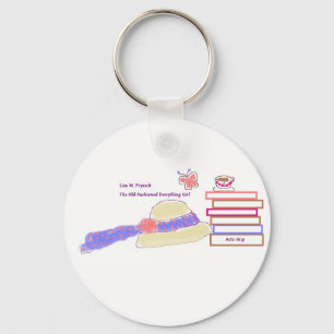 Button Key Chain for Book Lovers! Schlüsselanhänger