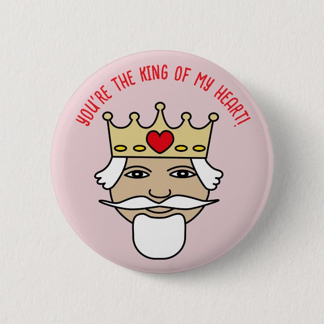 Button king of my heart (Vorderseite)