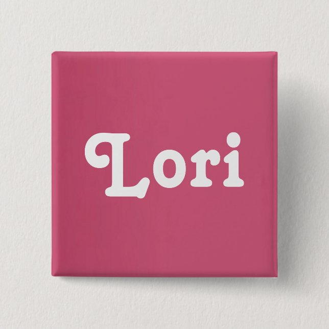 Button Lori (Vorderseite)