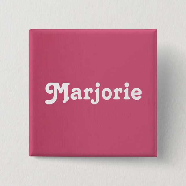 Button Marjorie (Vorderseite)