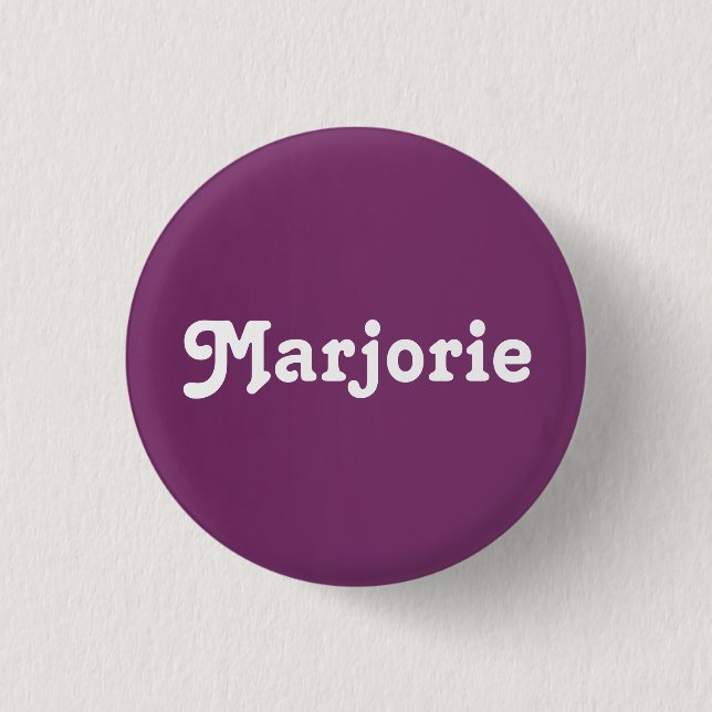 Button Marjorie (Vorderseite)