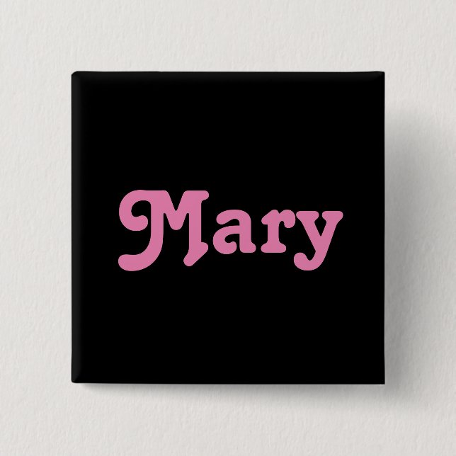 Button Mary (Vorderseite)