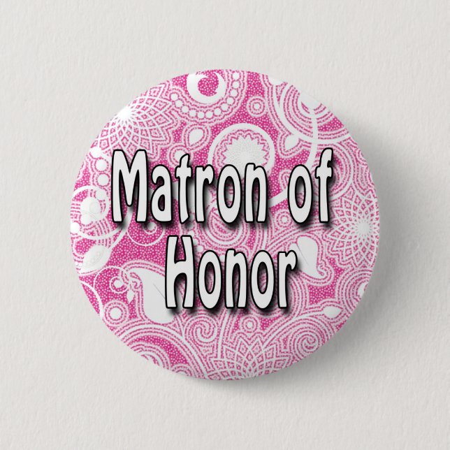 Button: Matron of Honour Button (Vorderseite)