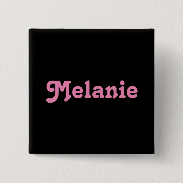 Button Melanie (Vorderseite)