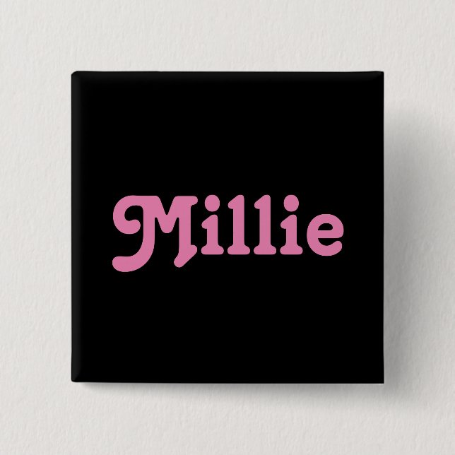 Button Millie (Vorderseite)