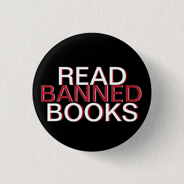 BUTTON "Mini READ BANNED BUCHS" (Vorderseite)