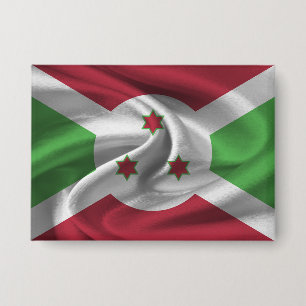 Button mit der Flagge von Burundi