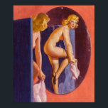 Button nach oben poster<br><div class="desc">Vintager Pinup. Hochauflösendes Bild aus dem Original.</div>