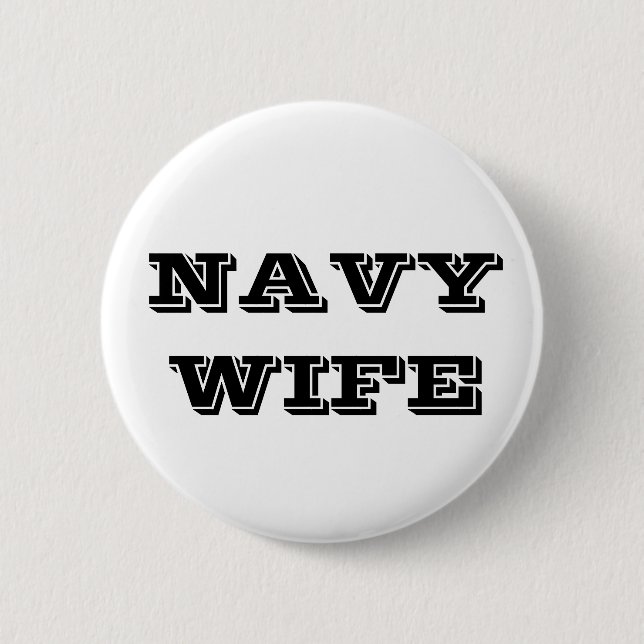 Button Navy-Ehefrau (Vorderseite)