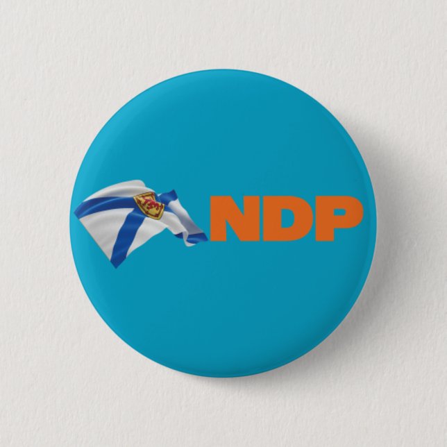 Button Neuschottlands NDP (Vorderseite)