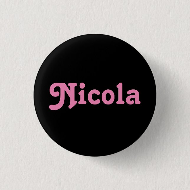Button Nicola (Vorderseite)