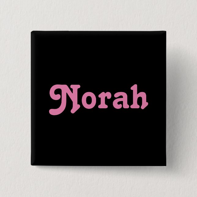 Button Norah (Vorderseite)