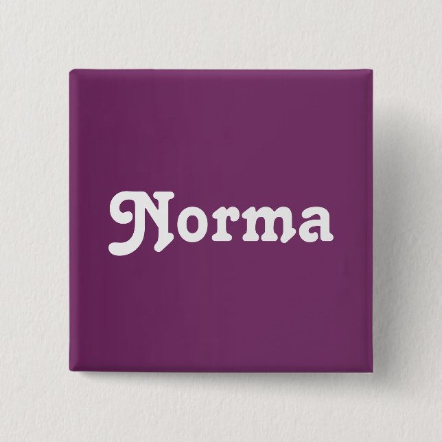Button Norma (Vorderseite)