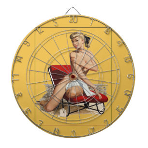 Button-oben Dartscheibe