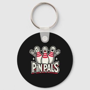 Button Pals Bowling Shirt Bowl Shirt Bowling Leagu Schlüsselanhänger