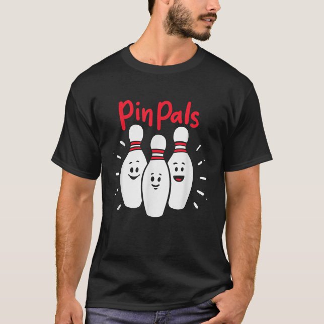 Button Pals Bowling T-Shirt (Vorderseite)