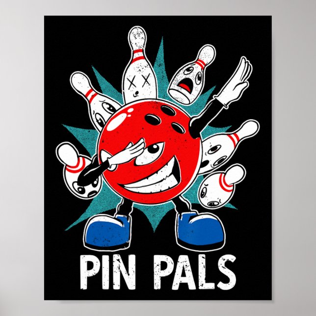 Button Pals für Bowler Funny Bowling 1 Poster (Vorne)