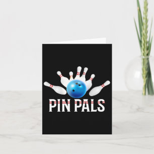 Button Pals für Bowlers Funny Bowling Karte